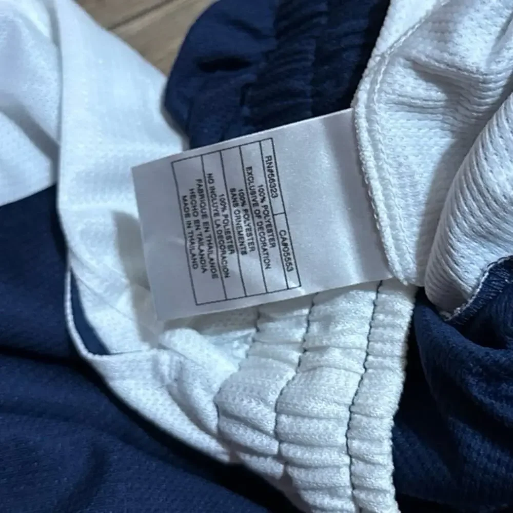 2006 Air Jordan Navy Blue White Vintage Baggy Basketball Y2K 143856-411 Shorts